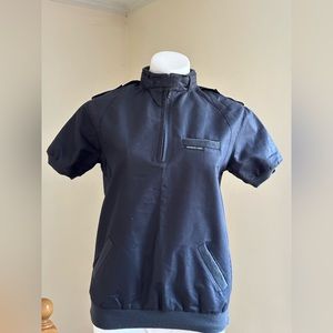 Members Only Teams Sporting Boys Gray Shirt Short Sleeve s With Pockets SZ 20